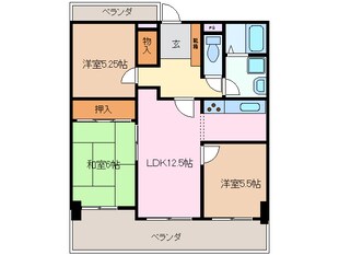 近鉄四日市駅 徒歩13分 1階の物件間取画像